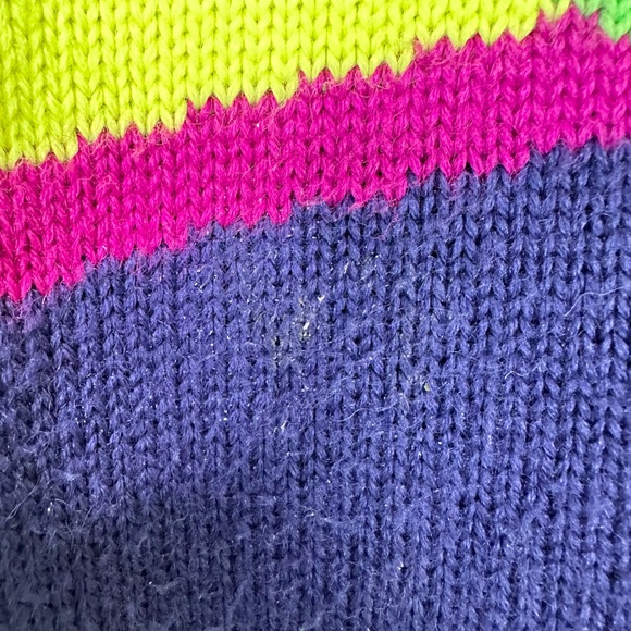 Vintage 80s Obermeyer Kids Sweater Size 18 Blue Skiwear - Picture 2 of 5